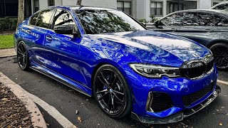 M340i G20 Gets A New Exhaust amp Supra Spec Wheels Walk Around Of All New Mods [upl. by Lombard352]