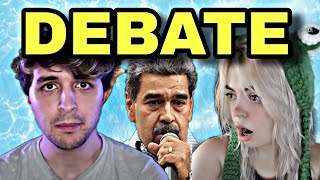 DALAS REVIEW le PIDE un DEBATE a NICOLÁS MADURO Debate de lolcows [upl. by Azarcon781]