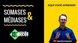 MédiaSES e SomaSES  Funções Condicionais no Excel 02 [upl. by Aihsercal]