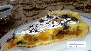 Tarte aux fruits confits 🍯🍯فيديو مشترك مع قناة Fatima Gateaux تارت بالفواكه الجافة [upl. by Trebleda]