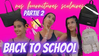 BACK TO SCHOOL  NOS FOURNITURES SCOLAIRES  🎥 PART 2 💼 [upl. by Ala]