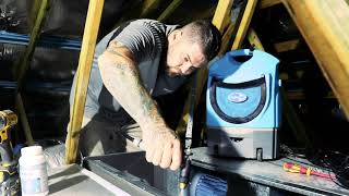 Professional Ducted Air Conditioner Coil Clean Video  Smarter Air Brisbane [upl. by Ynoep]