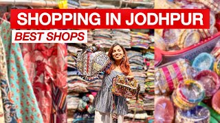 SHOPPING IN JODHPUR  Best of Jodhpur Markets on a budget [upl. by Assecnirp595]