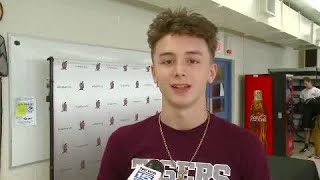 Chandler Woenker full interview on signing with Campbellsville wrestling on 5918 [upl. by Eoz269]