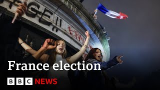 France faces hung parliament after election result  BBC News [upl. by Ethbin263]