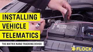 Installing Telematics in your Vehicle  The Matrix Nano Tracking Device OBD [upl. by Neved]