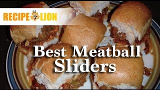 Best Meatball Sliders [upl. by Llerdnod]