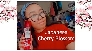 Bath amp Body Works JAPANESE CHERRY BLOSSOM Fine Fragrance Mist Review [upl. by Inger]