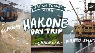 Japan Travel Vlog Hakone Day Trip Itinerary  Round Course Loop  Pirate Ship Cruise [upl. by Ahsekam]