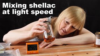 Mixing shellac at light speed [upl. by Wight760]