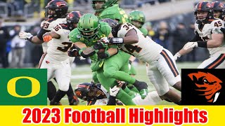 Oregon vs Oregon State GAME HIGHLIGHTS HD  NCAAF Week 12College Football 2023 [upl. by Refenej]