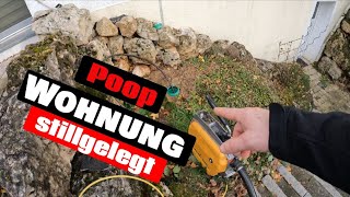 Rohrreinigung 110 Ferienwohnung Rückstau dusche mit versteckte Glas [upl. by Flaherty442]