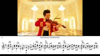 Mozart amp Kim  Eine kleine Nachtmusik  Violin Solo  Transcripcion [upl. by Esina]