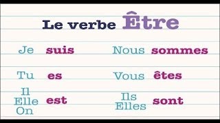 LE VERB ETRE Il verbo essere in francese  Lezione 9 être verboessere [upl. by Lesser]