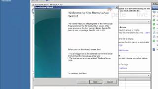 Windows Server 2008 R2 Deploying Applications with RemoteApp [upl. by Arinayed]