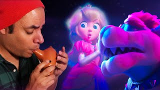 Peaches Bowsers Song  Super Mario Bros Movie  Ocarina Cover  David Erick Ramos [upl. by Trstram724]