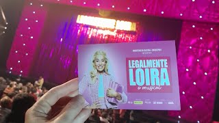 Agradecimentos de quotLegalmente Loira  O Musicalquot no Teatro Claro Mais São Paulo [upl. by Francis]