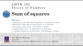 Sum of squares  Part1  Sum of two squares  Theus theorem  Two squares theorem [upl. by Whiffen50]