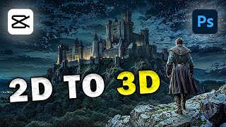 How to Make 3D Parallax Effect in CapCut  Photoshop StepbyStep [upl. by Mallis42]