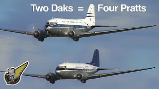 Two Douglas DC3 Dakotas [upl. by Ravo]