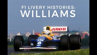 F1 Livery Histories WILLIAMS [upl. by Oraneg444]