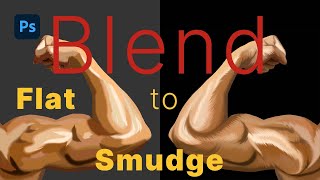 Smudge Tool in Photoshop  Make Realistic Digital Art in Photoshop with Smudge Tool Hindi  Urdu [upl. by Mikahs176]