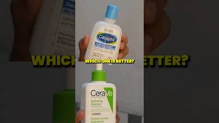 Cetaphil VS CeraVe  which one is better Gentle Cleanser vs hydrating cleanser shorts [upl. by Kinata925]