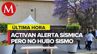 Se activa alerta sísmica en CdMx no hubo sismo dice Sheinbaum [upl. by Nwahser769]