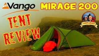 Vango Mirage 200  Hiking Wild Camping amp Backpacking Tent Review [upl. by Underwood]