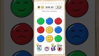 Brain Test Level 327 Answer  Make them all happy  Brain Test Tricky Puzzles [upl. by Otrebmuh576]