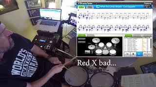 Roland VDrum Tutor Demo When The Levee Breaks [upl. by Arbmat]