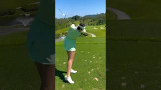 높은 하늘 • 선선한 공기 드디어 가을 골프 시작  KLPGA 한정은 프로 레이크우드cc golfskill golf 골프스윙 [upl. by Stauffer]