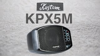 Kustom KPX5M  Active Mini Monitor [upl. by Hedvige]