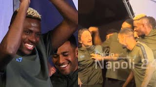 OSIMHEN scatenato ride scherza e sfotte Mario Rui 🤣💙 [upl. by Anetsirk]