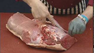 Beef Hindquarter Topbit Silverside Primal Preparation [upl. by Ermina]