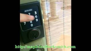 How to fix a grinding Schlage electronic deadbolt be469nxbe468 by Maple Leaf Locksmith [upl. by Adnouqal750]