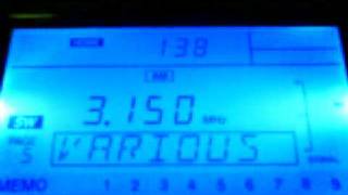 Israels Mossad E10 numbers station on 3150 kHz [upl. by Lejna]