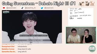 Live Learn Korean with Going Seventeen  Debate Night III 1 [upl. by Yetak]