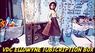 Virtual Doll Convention Ellowyne Subscription Box Aug 2024 [upl. by Adan573]