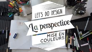 Tutoriel  coloriser une perspective au feutre [upl. by Ojok936]