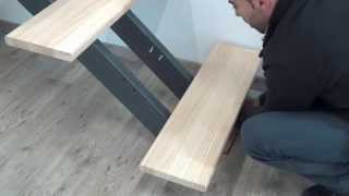 Rambarde bois Pour escalier Escatwin [upl. by Figone]