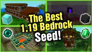 TOP 10 BEST NETHER SEEDS For MINECRAFT 121 Minecraft Bedrock Edition Seeds [upl. by Jehiel966]