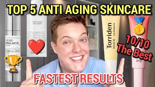 INSTANT ANTI AGING RESULTS  Top 5 Anti Aging Skincare Products [upl. by Tilagram]