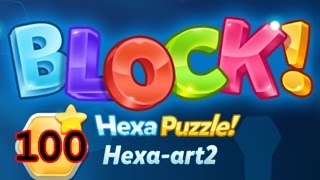 BLOCK Hexa Puzzle Hexaart2 Level 100 Premium  Lösung Solution Walkthrough [upl. by Ailbert641]