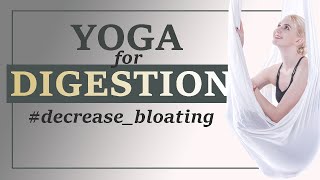 15 minute Yoga for Bloating  Gentle Yoga Flow for Digestion [upl. by Aihsar296]