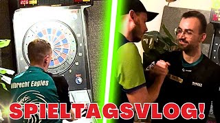 DARTS SPIELTAGS VLOG gegen HAUPTSACHE TRIPLE 🎯 Ein Sieg muss her 😱🔥 [upl. by Kessel]