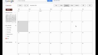 Using Google Calendars to Create a Shift Calendar [upl. by Nosae727]