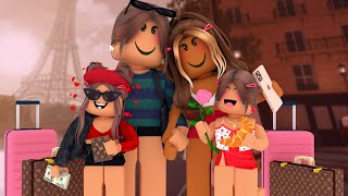 WE WENT TO PARIS FOR VALENTINES DAY SURPRISE VACATION  Roblox Bloxburg Voice Roleplay [upl. by Rosse]