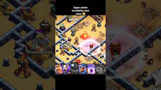 Super Archer invisibility Blimp 😲😲 clashofclans coc lyrics viral shorts short cocbestattack [upl. by Tayib]