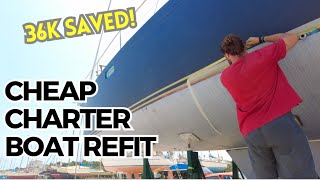 CHEAP Charter Boat REFIT Project  36K USD saved with DIY [upl. by Ecyaj616]